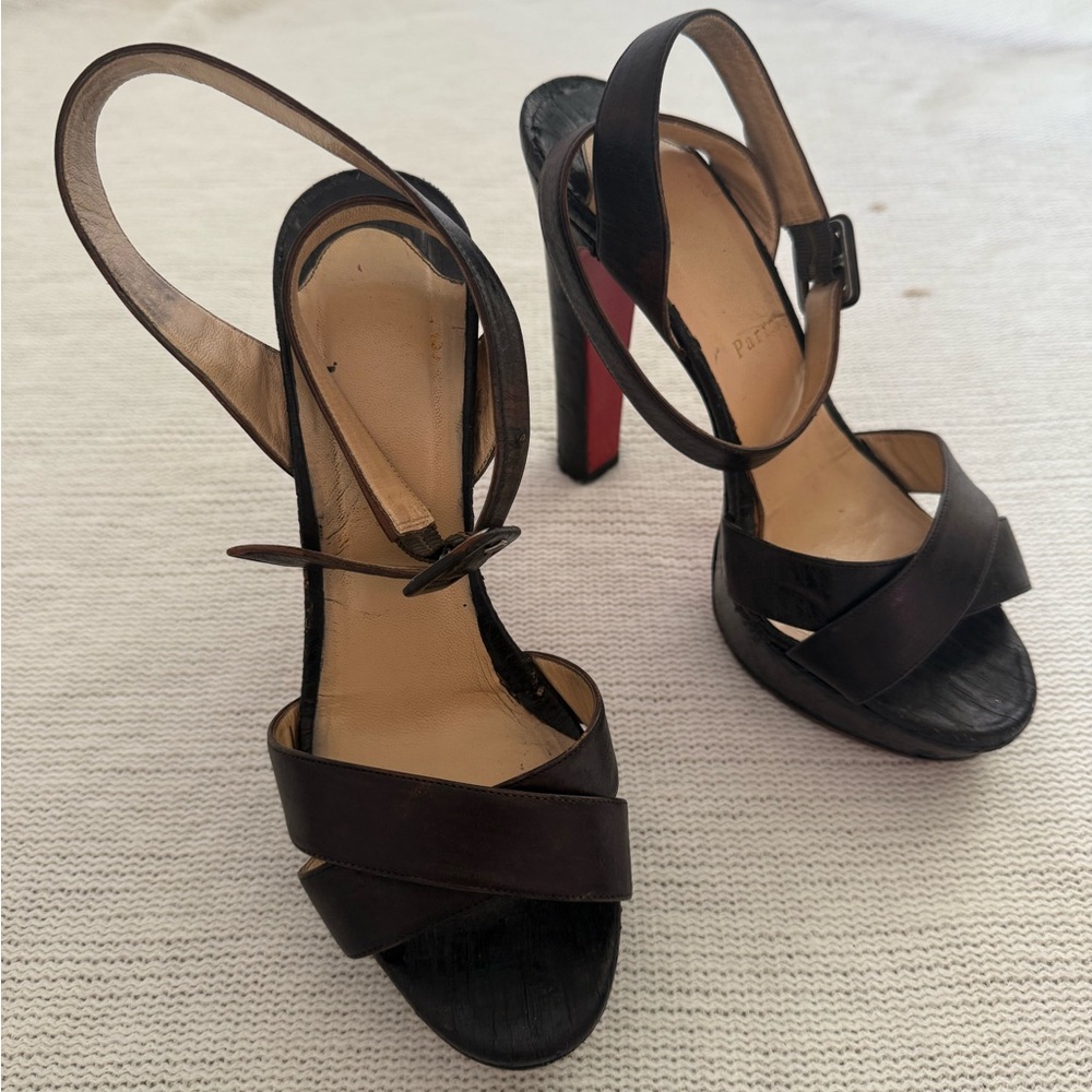 Platform Louboutin Heels sandals - well loved